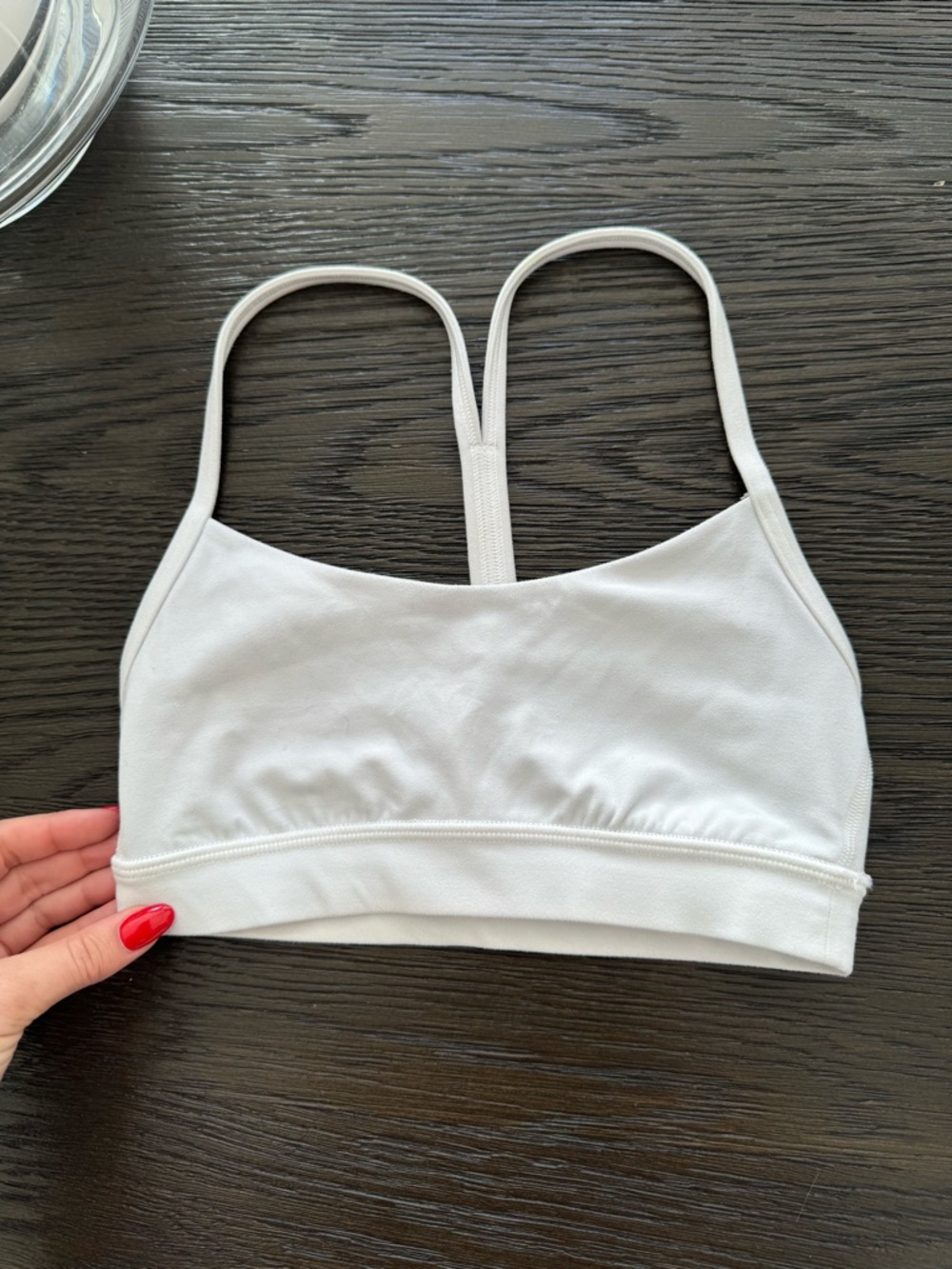 White LuluLemon Bra